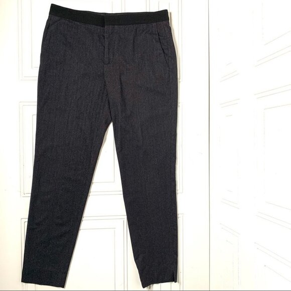 ZARA BLACK PANTS STRAIGHT LEG WOMEN TROUSER SIZE MEDIUM - Picture 2 of 9